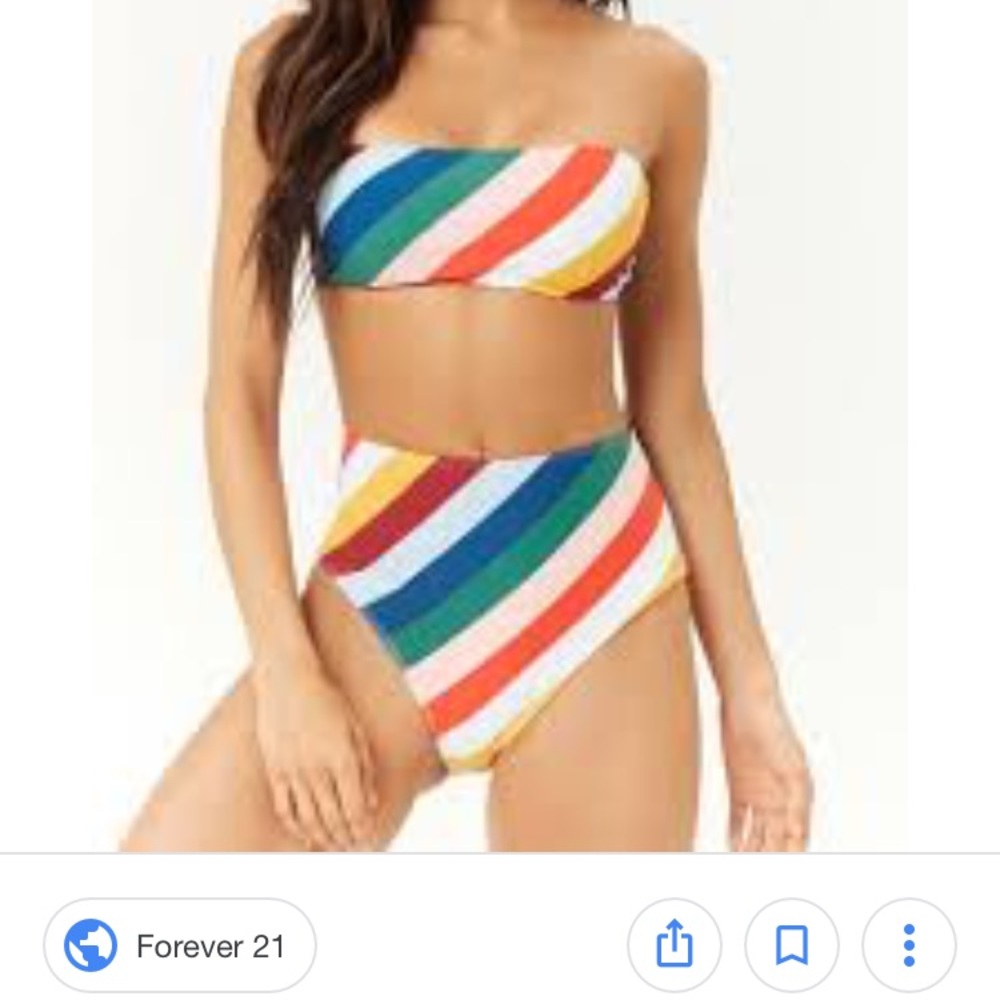 Cutest forever 21 high waist  bikini!